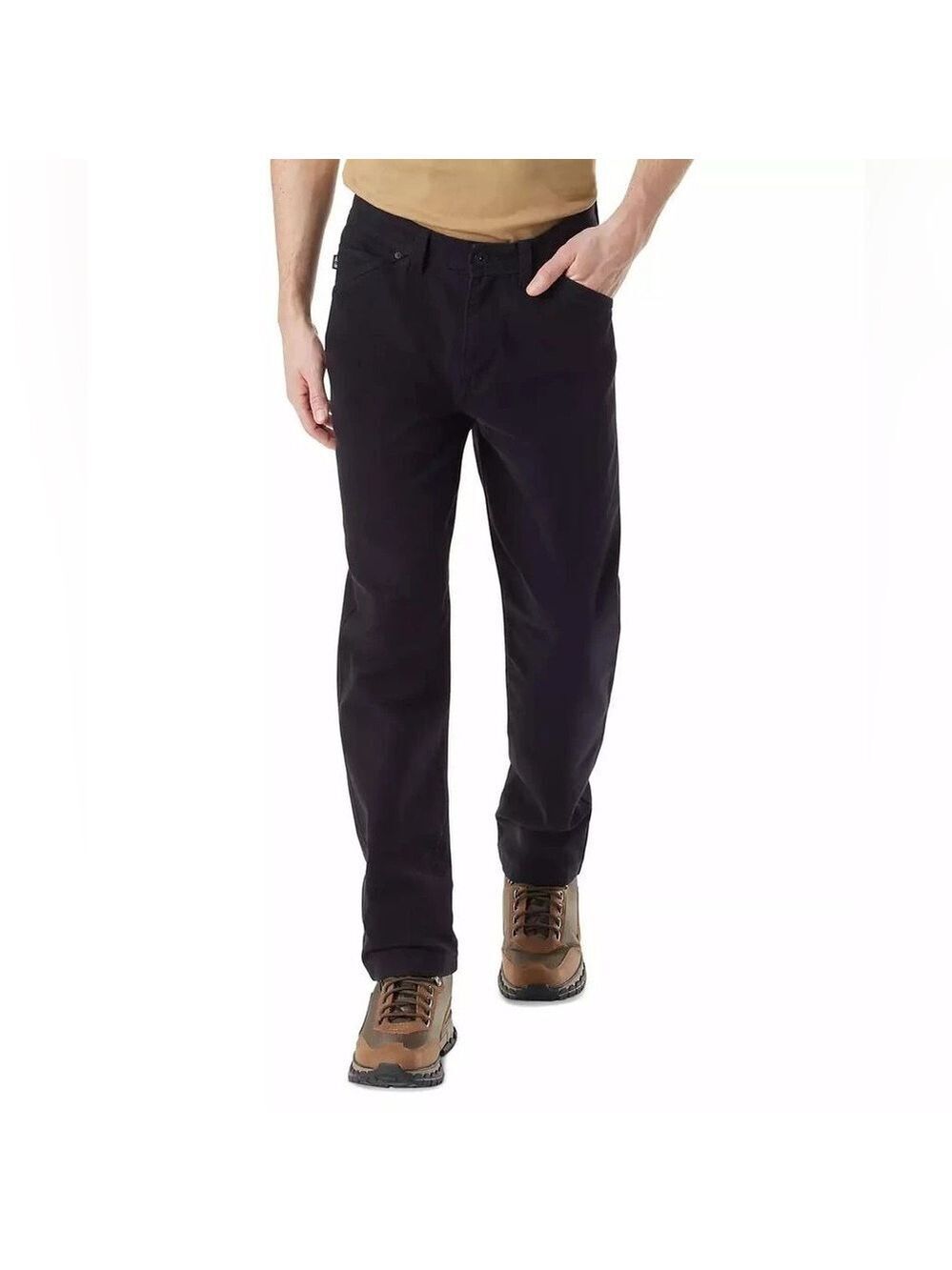 Bass Outdoor Slim Straight Stretch Twill Mens Black Pants Sz 38
